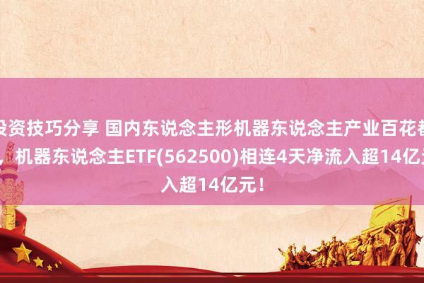 投资技巧分享 国内东说念主形机器东说念主产业百花都放，机器东说念主ETF(562500)相连4天净流入超14亿元！